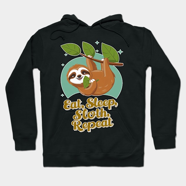 Sloth Life: Embrace the Chill Hoodie by QuantumDesigns